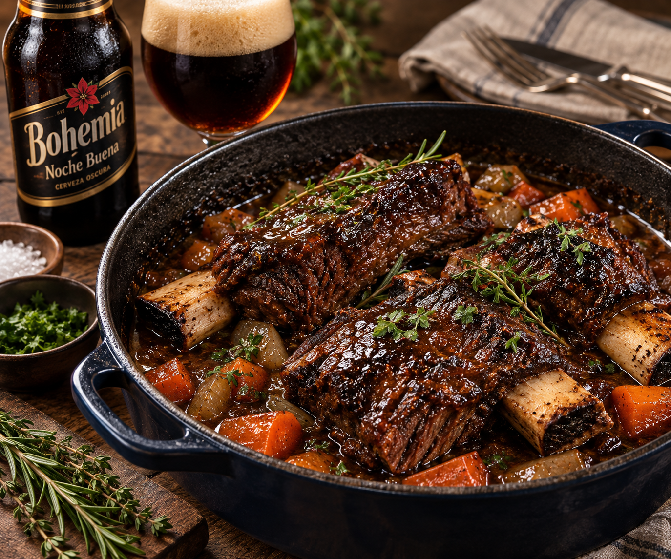 Costillitas en cerveza 