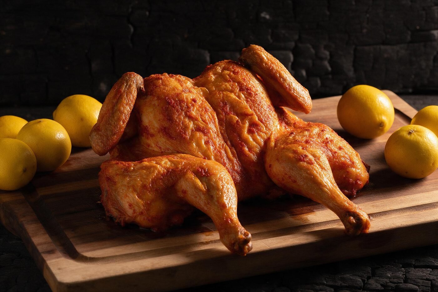 Pollo al carbón estilo Sinaloa